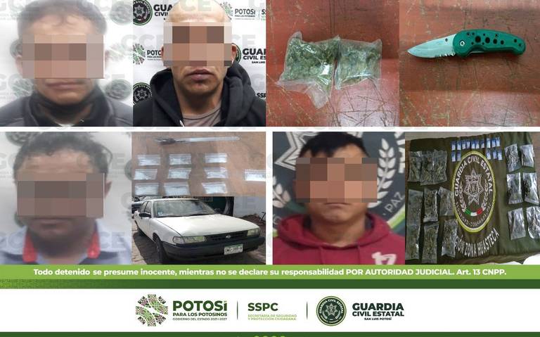 Por posesión de droga y daño contra la salud, 9 fueron detenidos - El Sol  de San Luis | Noticias Locales, Policiacas, sobre México, San Luis Potosí y  el Mundo