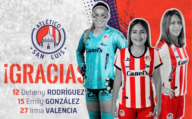 Atlético de San Luis femenil anuncia las tres primeras bajas - El Sol de  San Luis | Noticias Locales, Policiacas, sobre México, San Luis Potosí y el  Mundo